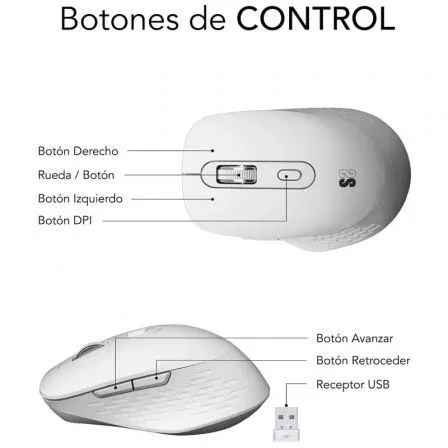 Subblim Curve Ergo Dual Blanco